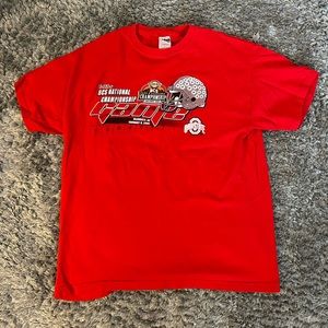 2007 Ohio State Football BCS National Championship Game Vintage T-Shirt Men’s L